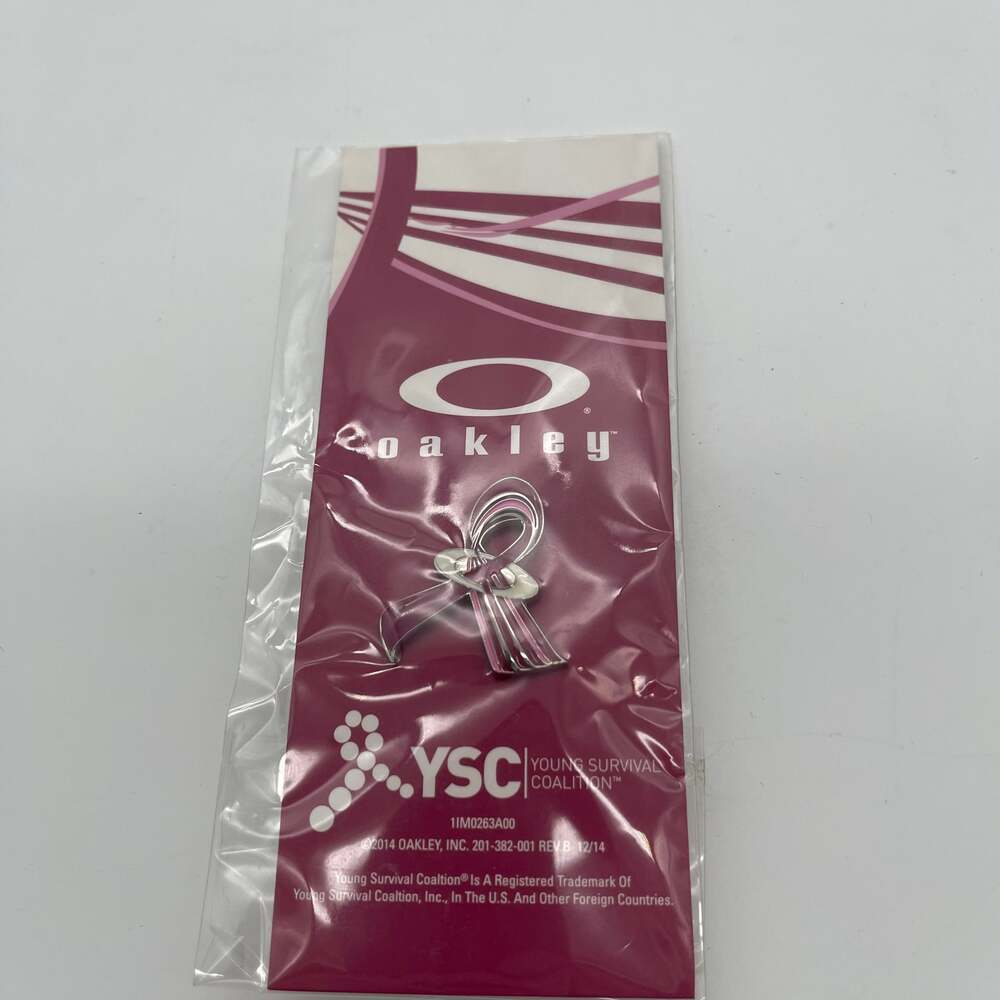 Oakley Young Survival Coalition YSC Breast Cancer Awareness Pink Ribbon Pin